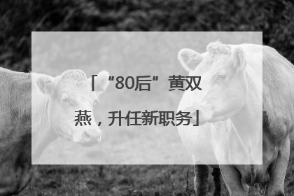 “80后”黄双燕，升任新职务